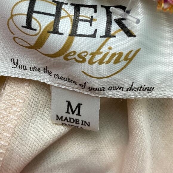 Her Destiny Tropical Voluminous Maxi Skirt Women M Rainbow Vacay Paradise NWT - Picture 8 of 15